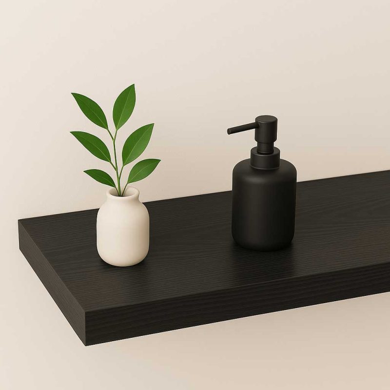 Blinde Wandplank-op-Maat--Zwart Eiken