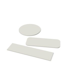 Plank op maat Darwin Grey supermat Antifingerprint (L022 AP) – Elswout Projectlijn (render van drie planken)